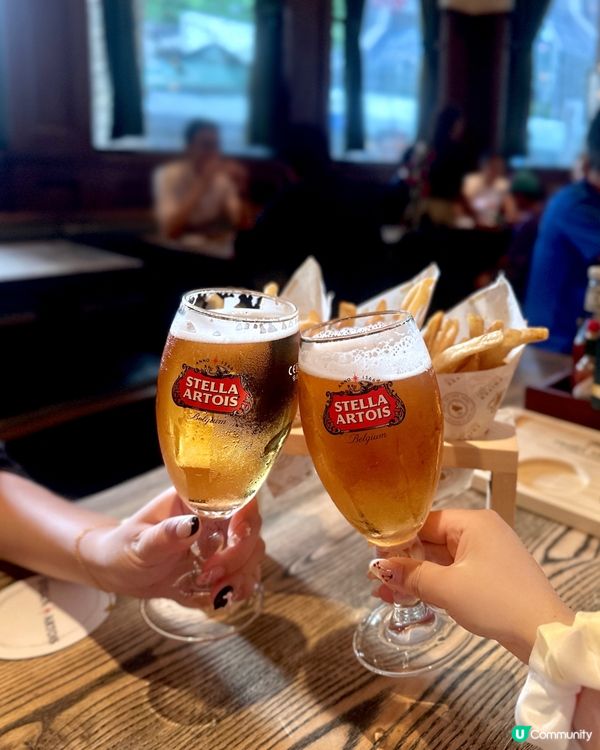 金黃脆薯配啤酒🤤！港式醬料新體驗！