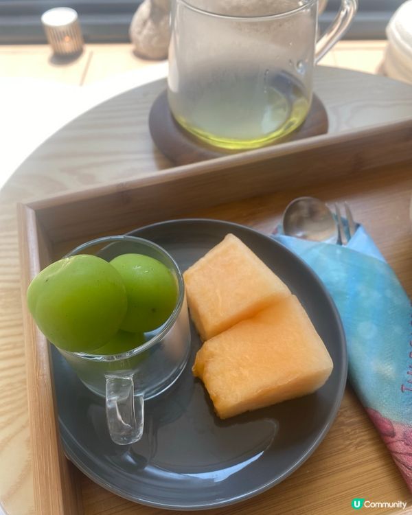 療程完左仲有新鮮果茶🪴花膠靚湯✨時令水果🫐性價比超值的👍🏻