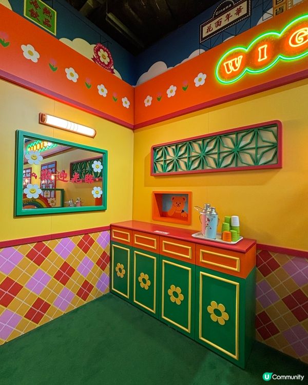 AIRSIDE 2米高Wiggle Bear＋港味打卡場景