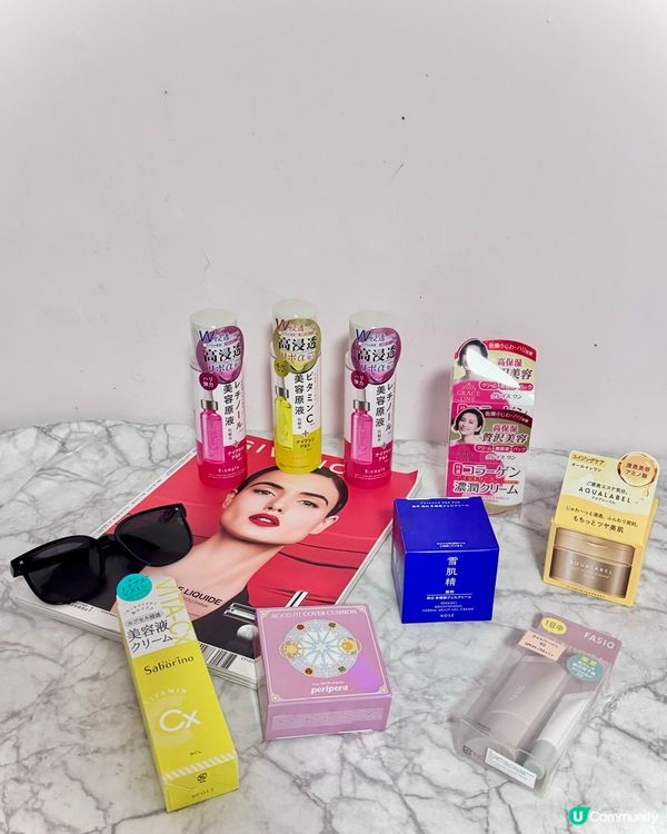 1. 爆買化妝護膚品🛍️！雪肌精控必入！🤩 夏日保濕一流！