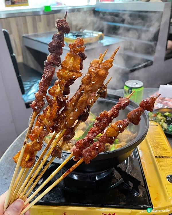 98蚊無限任食 雞煲 串燒 烤魚