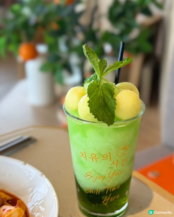 海景韓式cafe嘆蜜瓜窩夫😋