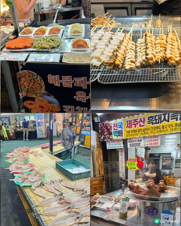 濟州島傳統市場😋手信美食買不停🛍️！