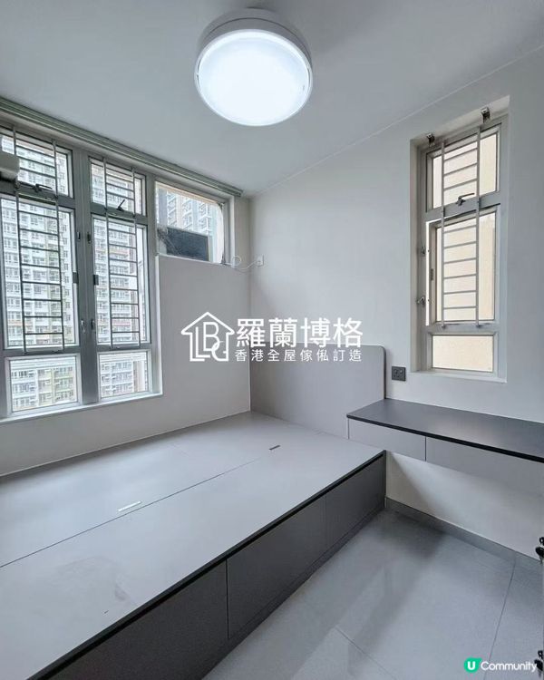 安秀苑3-4人單位裝修設計3房完工交貨