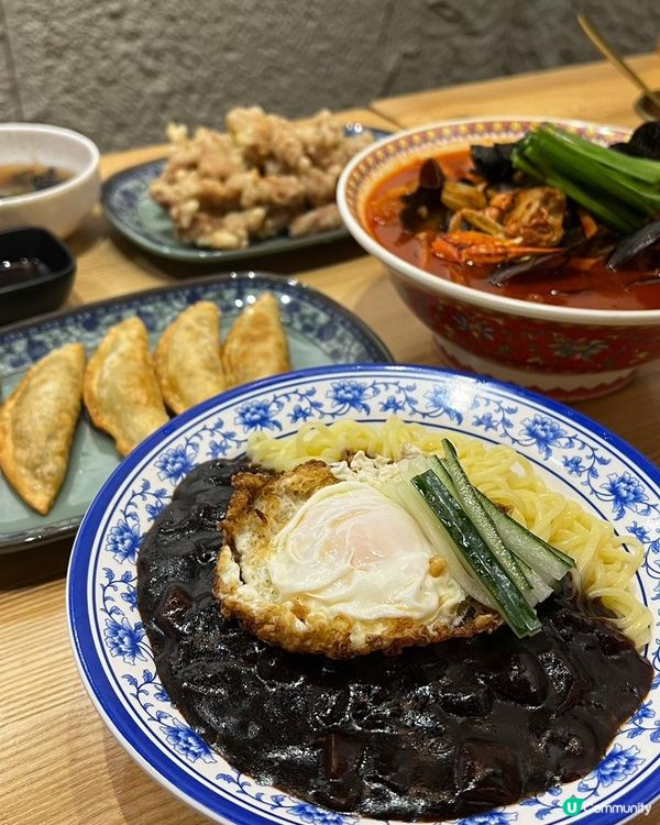 炸醬麵 vs 海鮮炒碼麵！😋 尖咀韓國街新店！