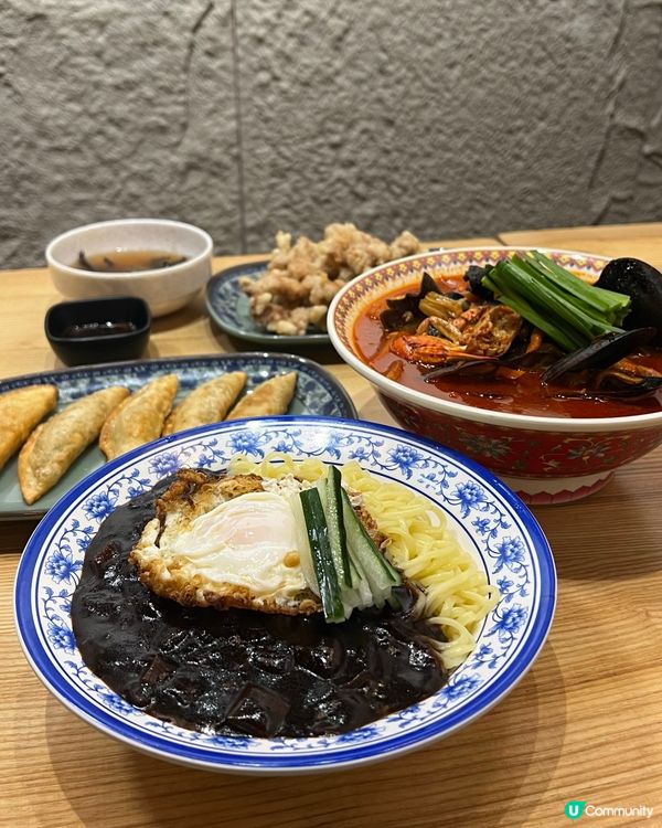 炸醬麵 vs 海鮮炒碼麵！😋 尖咀韓國街新店！