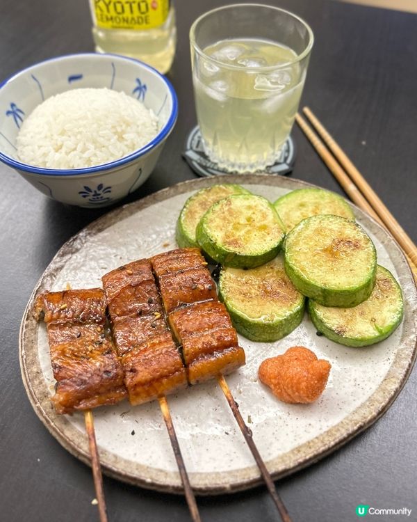 是日晚餐 💕  明太子 鰻魚串 定食