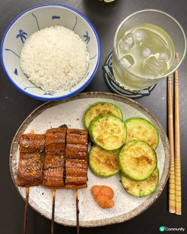 是日晚餐 💕  明太子 鰻魚串 定食
