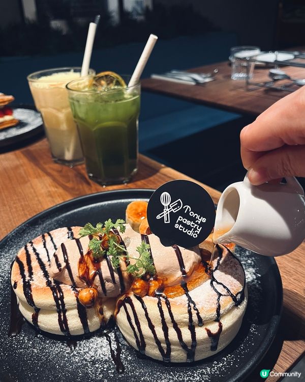 觀塘工廈人氣cafe 😋榛子朱古力焦糖香蕉梳乎厘班戟🍌