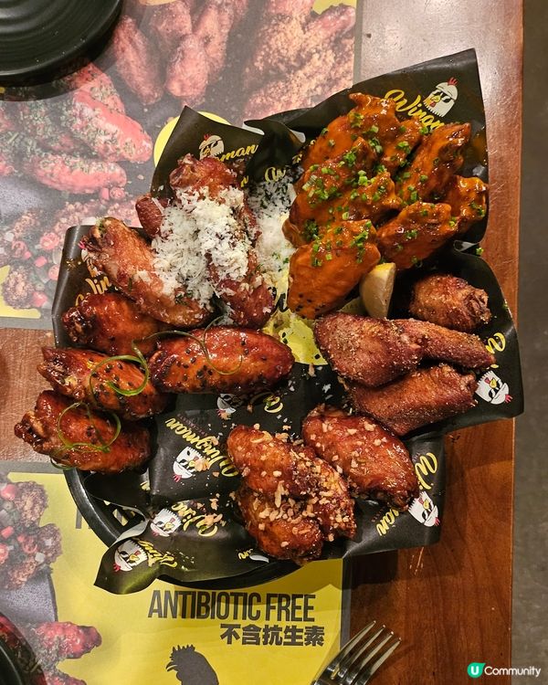 中環雞翼放題！10款口味任你揀🤤！$188起！