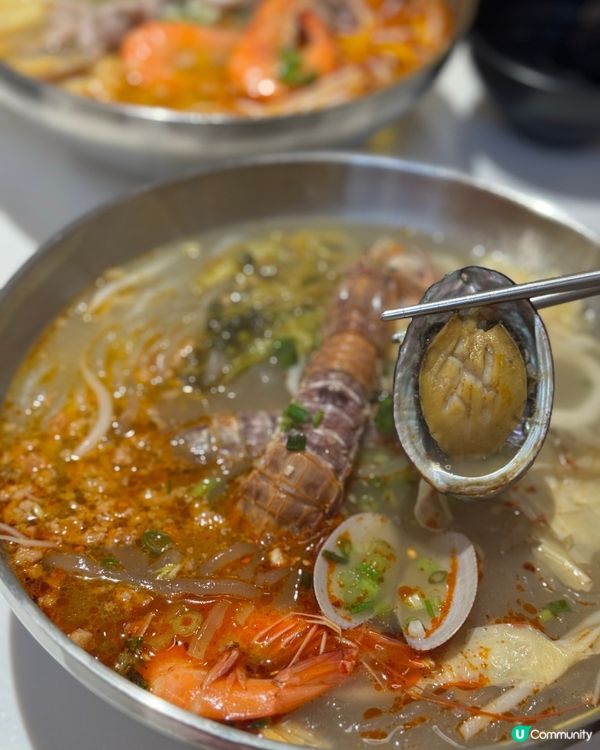 瀨尿蝦鮑魚海鮮米綫 勁好食🤤