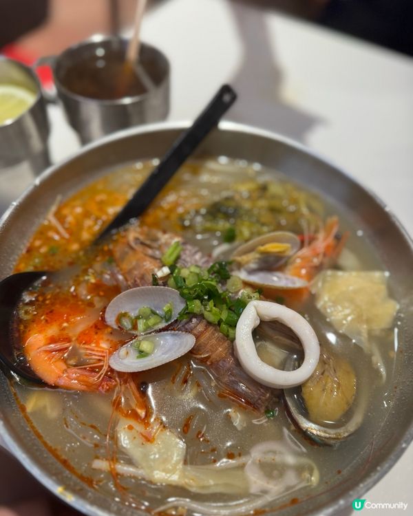 瀨尿蝦鮑魚海鮮米綫 勁好食🤤