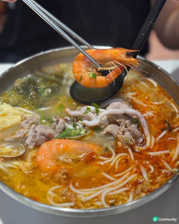 瀨尿蝦鮑魚海鮮米綫 勁好食🤤