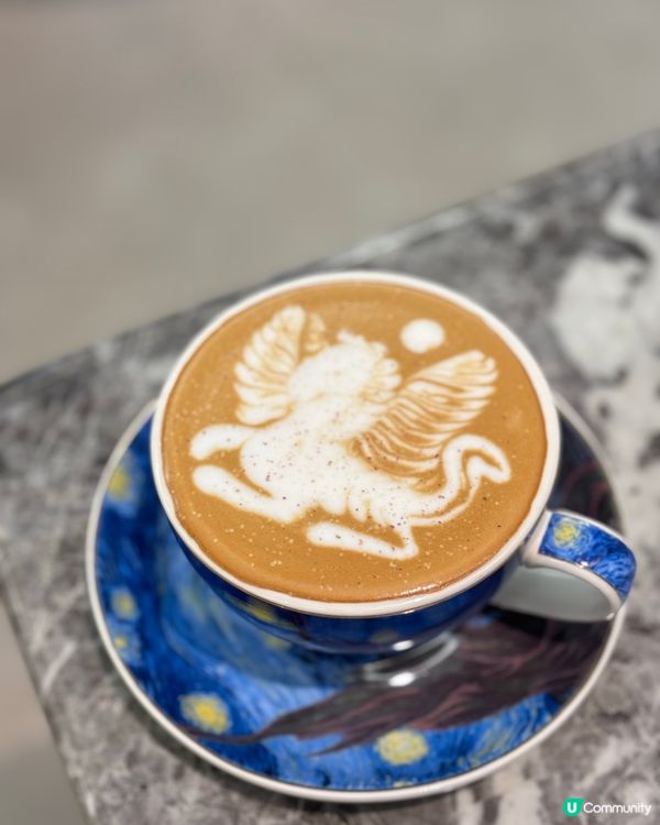 深圳打卡一流！獨角獸咖啡拉花超靚！