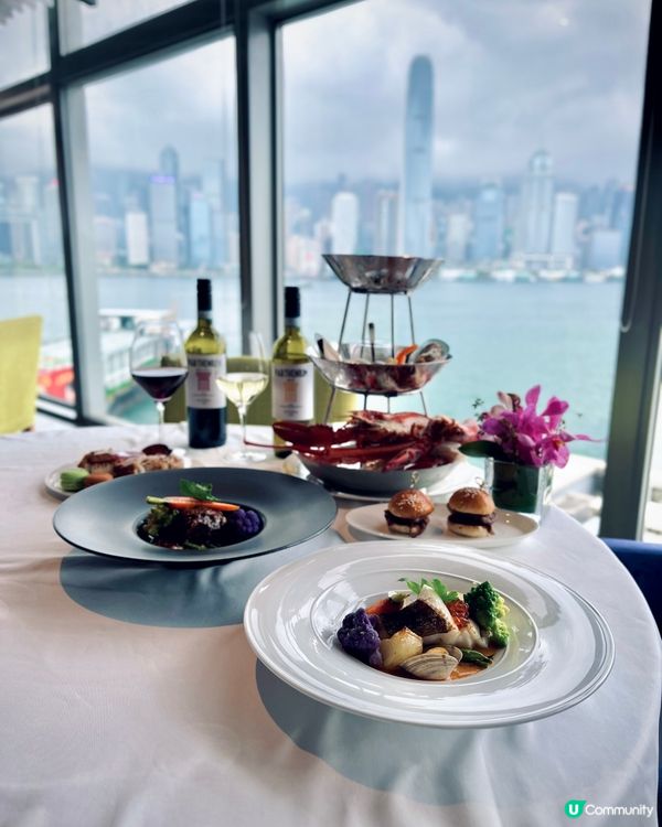 尖咀海景餐廳🌊飽覽180度維港靚景食足3.5小時自助早午餐🍽️