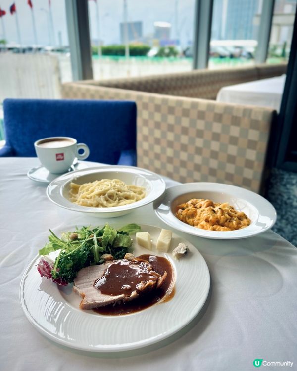 尖咀海景餐廳🌊飽覽180度維港靚景食足3.5小時自助早午餐🍽️