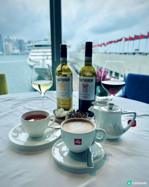 尖咀海景餐廳🌊飽覽180度維港靚景食足3.5小時自助早午餐🍽️