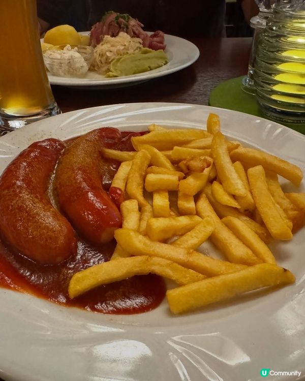 🇩🇪嚟德國一定要食咖喱香腸🌭同埋飲啤酒🍻🍻
