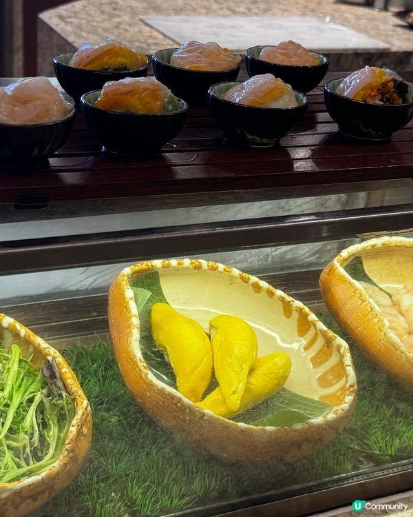 紅磡嘉里酒店：榴槤放題！🤤睇住海景食下午茶酒店自助餐