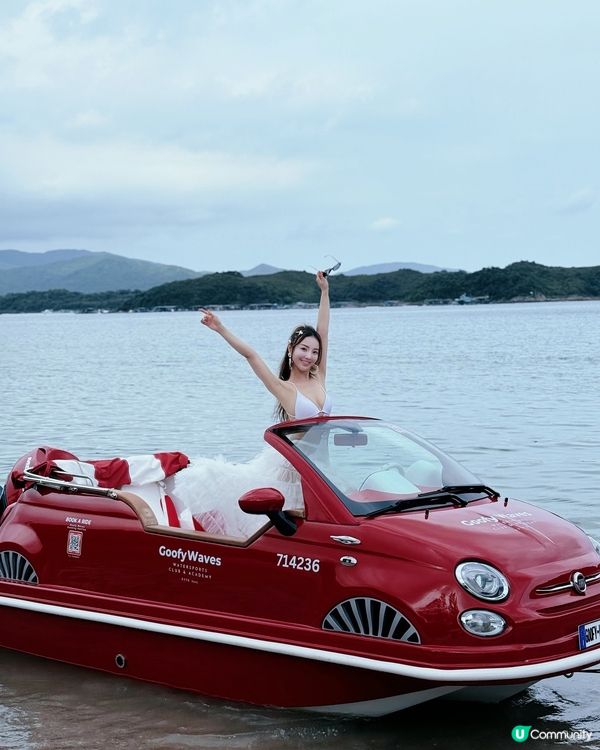 全港最潮海上Fiat500 offshore快艇