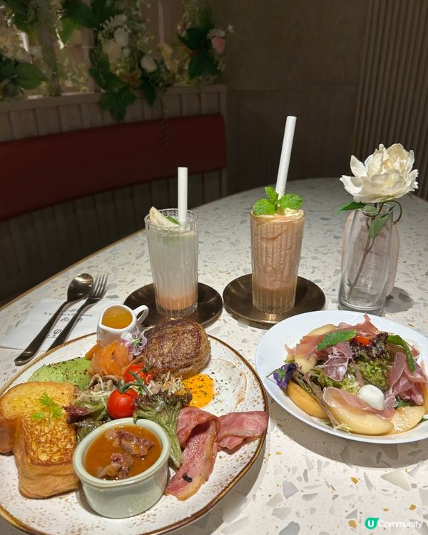 伯爵茶白桃沙律🥗！夏日清新之選！😋