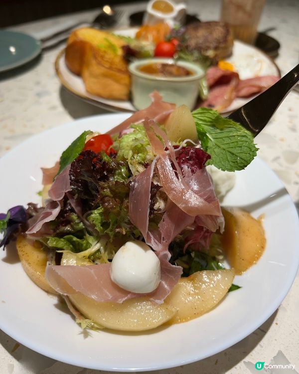 伯爵茶白桃沙律🥗！夏日清新之選！😋