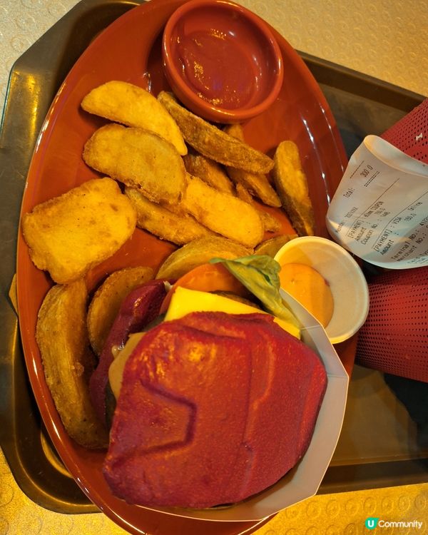 鋼甲奇俠和牛芝士漢堡+蜘蛛俠芝士蝦堡