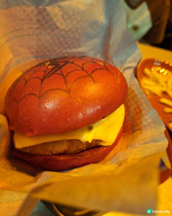 鋼甲奇俠和牛芝士漢堡+蜘蛛俠芝士蝦堡