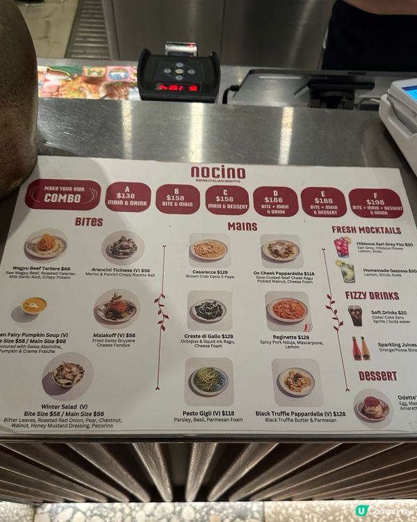 中環意大利餐廳🤤！墨魚汁意粉超正😋！