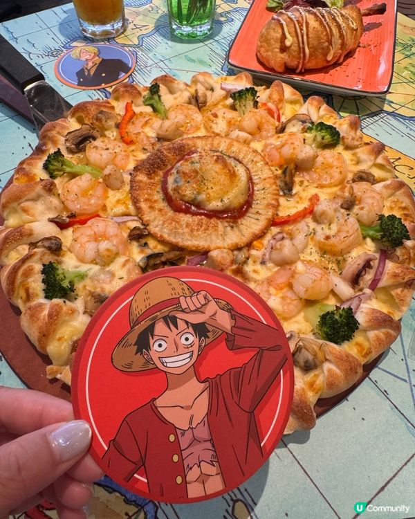 《ONE PIECE》 原來已經去咗 Pizza Hut！