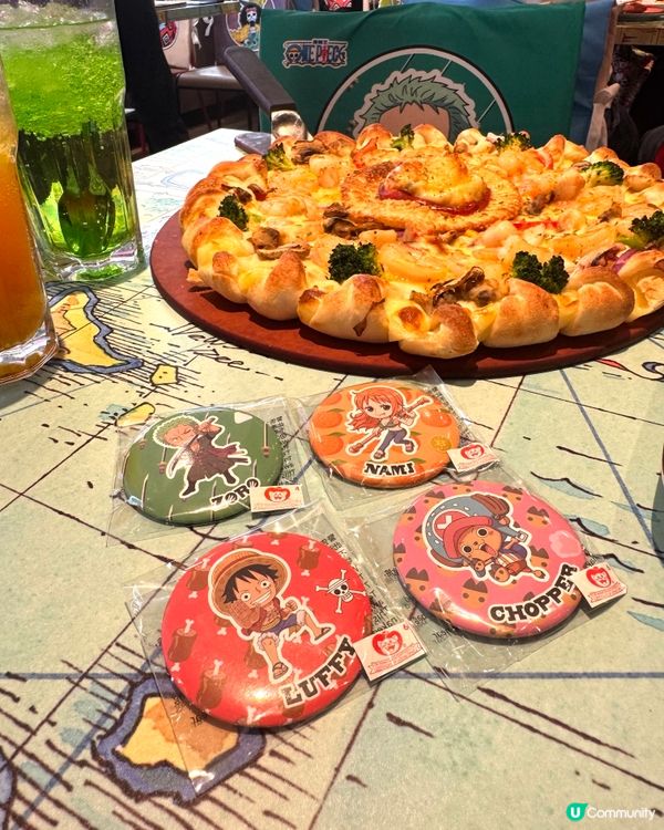 《ONE PIECE》 原來已經去咗 Pizza Hut！