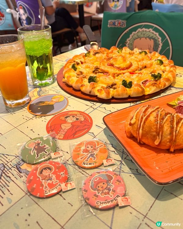 《ONE PIECE》 原來已經去咗 Pizza Hut！