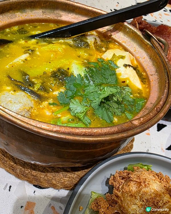 脆炸蝦膠 x銅鍋米線