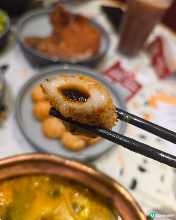 脆炸蝦膠 x銅鍋米線