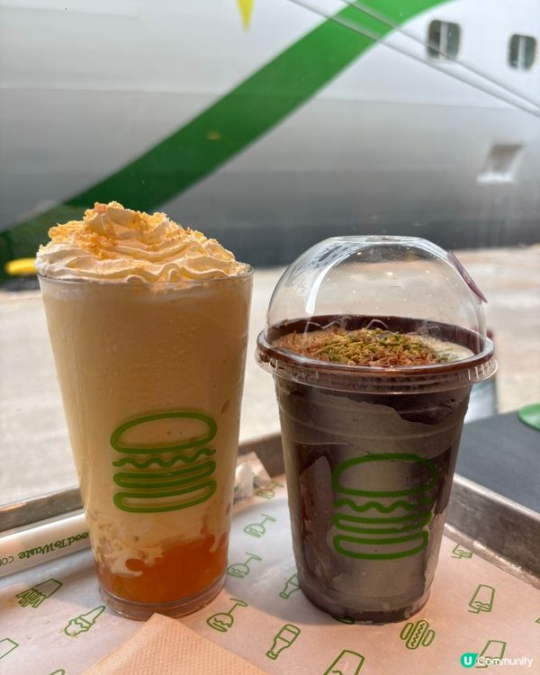 杜拜開心果奶昔🤤！shake shack開賣啦！