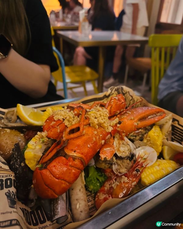 新奧爾良海鮮餐🤤！龍蝦鮑魚超正！🦞😋