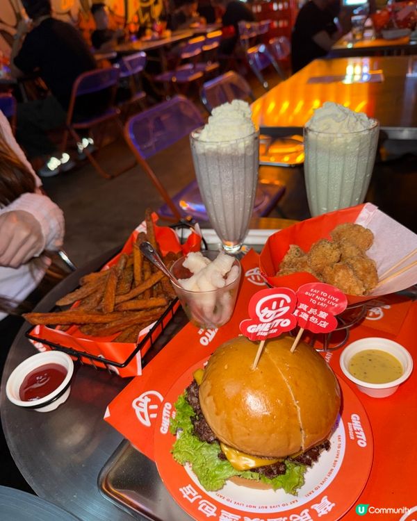 黑松露大啡菇牛堡🤤！旺角必食！🍔