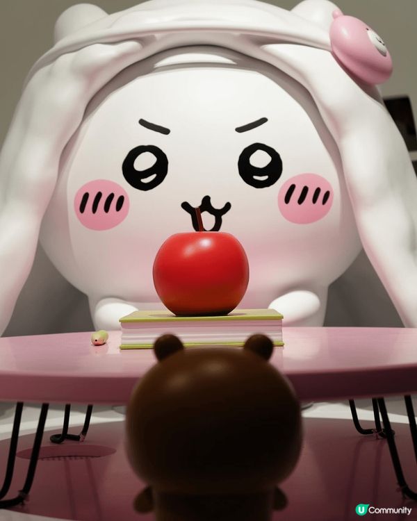 今次去呢個CHIKAWA展覽, 展品好靚, 好多動畫裡面的場...