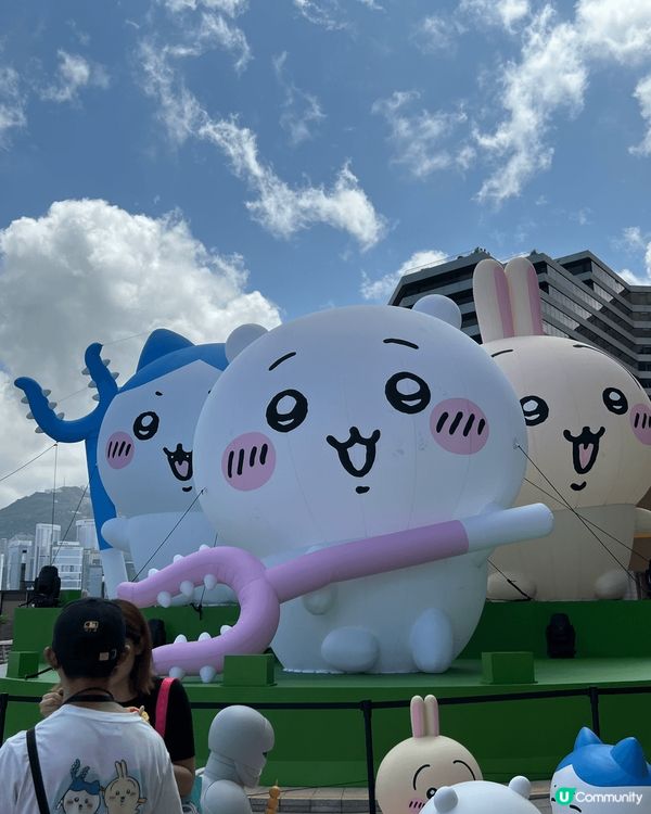 今天（星期四7/8）與朋友去了Chiikawa Days展參...