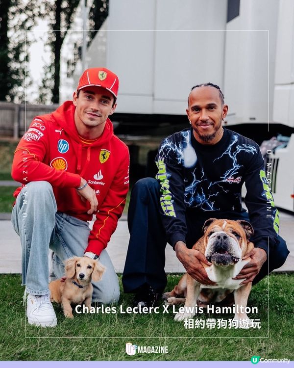 F1賽車手迎來休賽期！平日都在做什麼？帶狗狗相聚/與女友拍拖出海