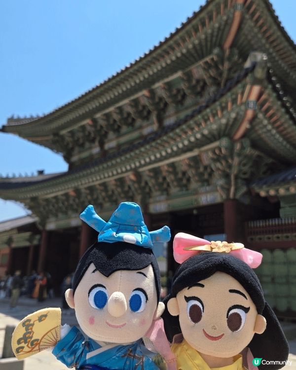 去韓國參觀景福宮，當然要換上韓服，感受一吓當地的文化氣色。