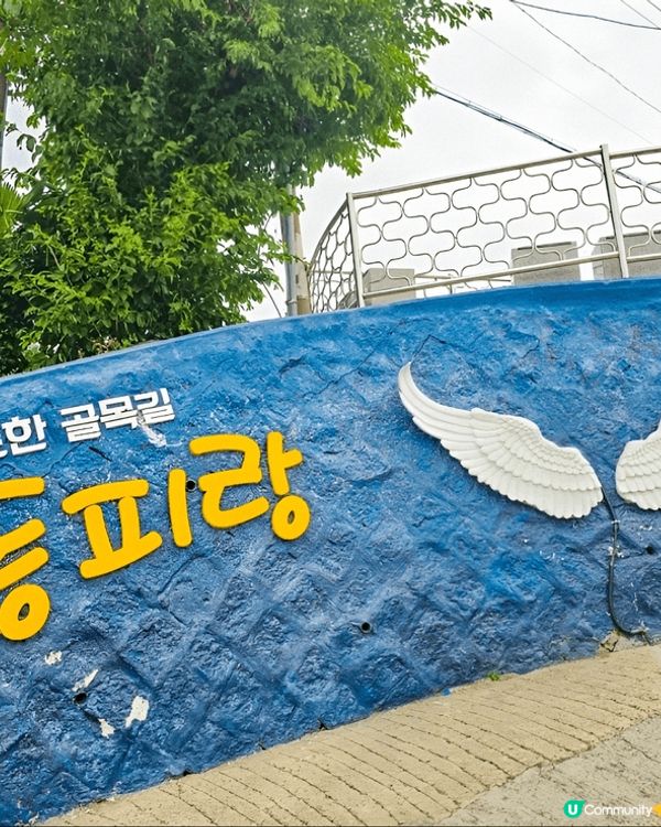 釜山統營嘅東皮郎壁畫村簡直係打卡控天堂！成條村好似七彩童話村...