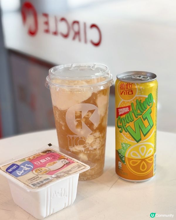 自製特飲🧊氣泡檸檬茶+豆腐花😋，正呀！