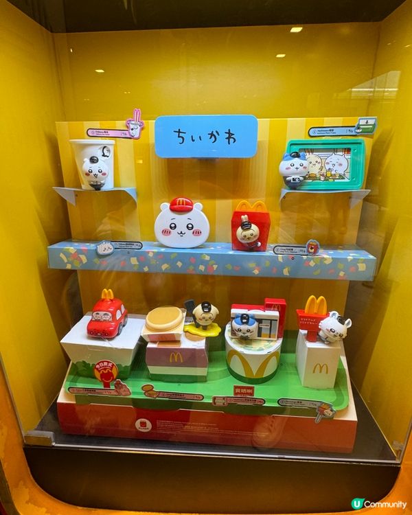 Chiikawa開心樂園餐玩具😍揮手區👋🏻