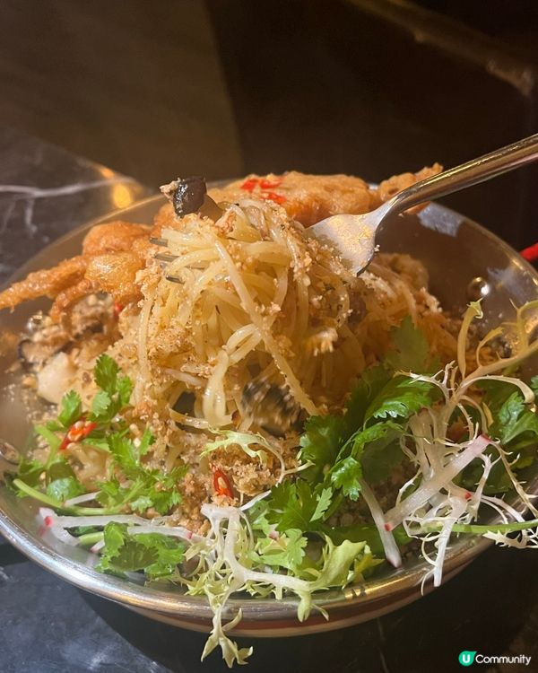 避風塘意粉🦀+軟殼蟹！正到爆！🤤