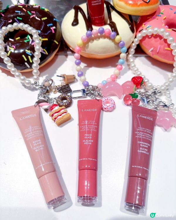 🍩好得意呀😍LANEIGE呢支唇釉精華個頭喺冬甩樣㗎🤩