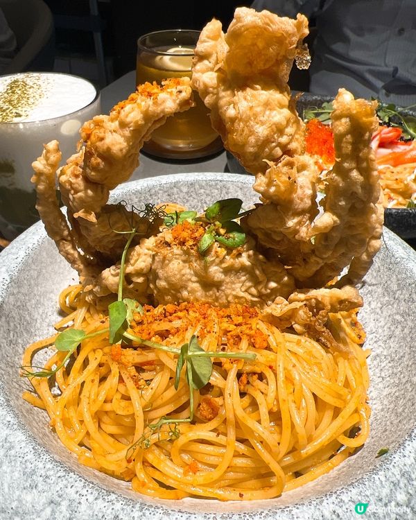 銅鑼灣Unnie巨蟹蒜香蜆意粉×平日蛋糕放題😍😍意粉超好食！