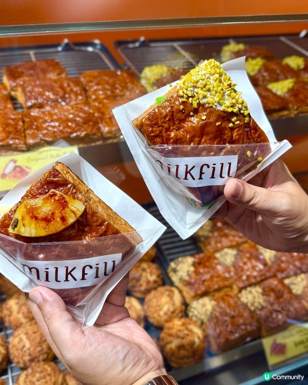 開心果拿破崙泡芙🤤！酥皮控必試！