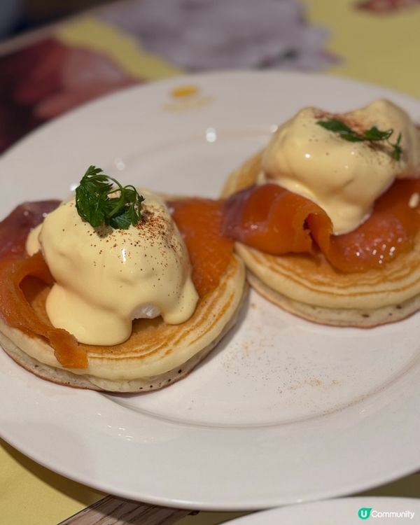 咸Pancake勁有驚喜+梳乎厘！🤤鹹甜滋味大滿足！😋