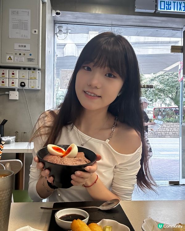 竹麵譜花膠餐🤤！份量十足！😋